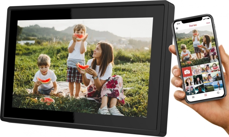 Fotók megosztása Wi‑Fi-n és a FRAMEO alkalmazáson keresztül