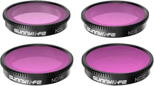 Sunnylife ND4/ND8/ND16/ND32 szűrőkészlet INSTA360 GO 3/GO 2 kamerához