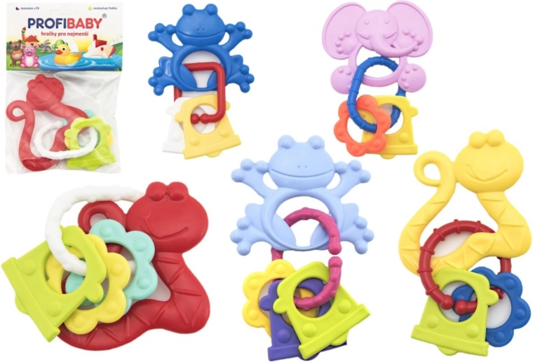 Profibaby rágóka állatkával és formákkal – 1 darab