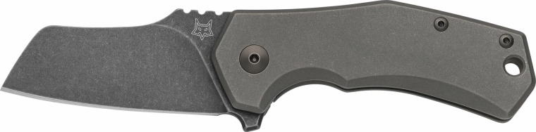 Fox Knives Italico zsebkés 6 cm, titán, PVD Stonewash, klippel