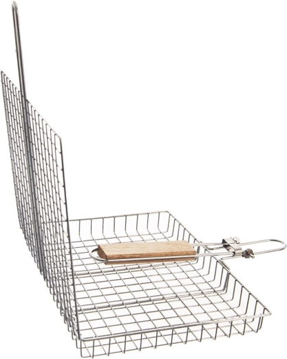 Hosszú fa nyél a biztonságos grillezéshez