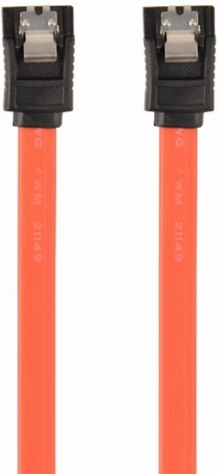 SATA-kábel fém retesszel, 30 cm