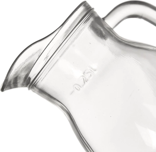 Pontos adagolás a 0,25 l jelölésnek köszönhetően