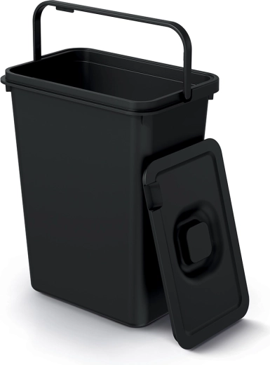 Billenőfedeles szemetes 10 l újrahasznosított műanyagból