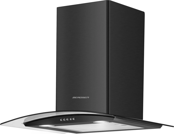 Elegáns üvegdesign és rozsdamentes acél fekete kivitelben