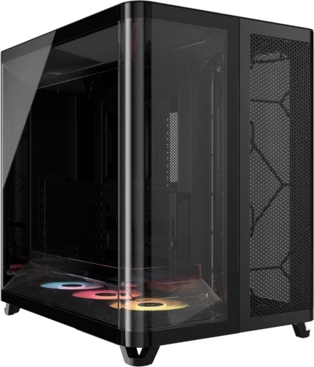 AIR 5400 RS‑R ARGB mid‑tower számítógépház, fekete