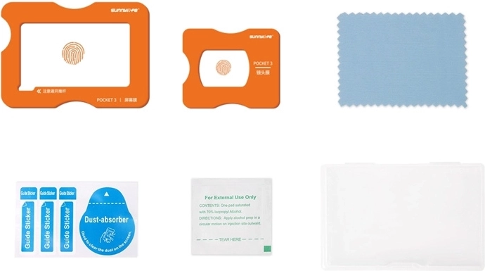 Antireflexiós edzett fólia SUNNYLIFE Osmo Pocket 3-hoz