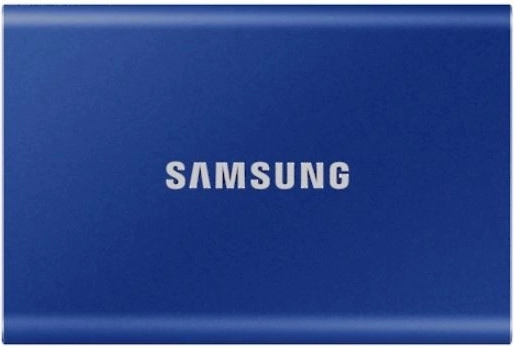 Samsung Hordozható SSD T7 1TB USB 3.2 Gen.2 kék