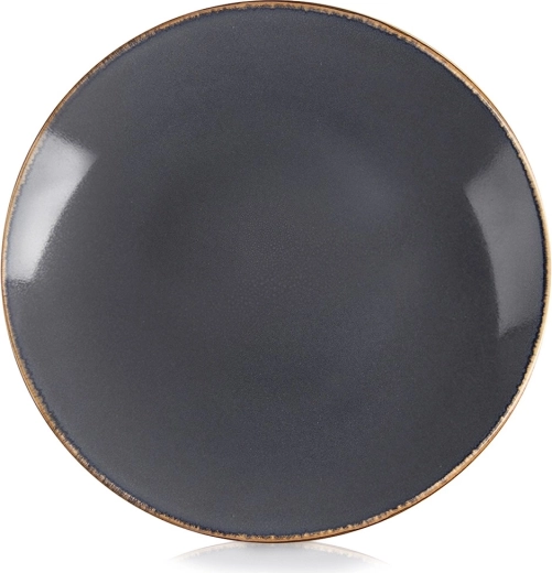 Orion Glaze sekély kerámia étkező tányér szürke 27 cm