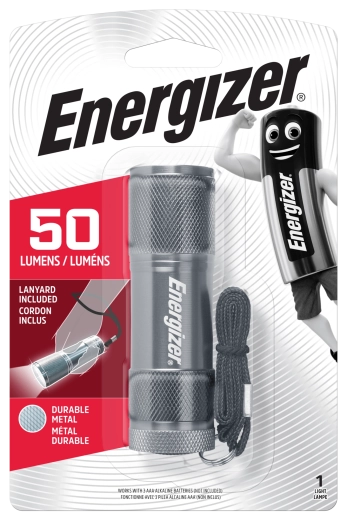 Energizer fém kézilámpa 3× AAA-val