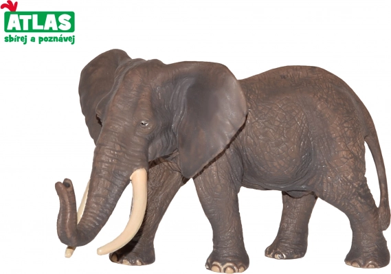 Afrikai elefánt figura 16 cm