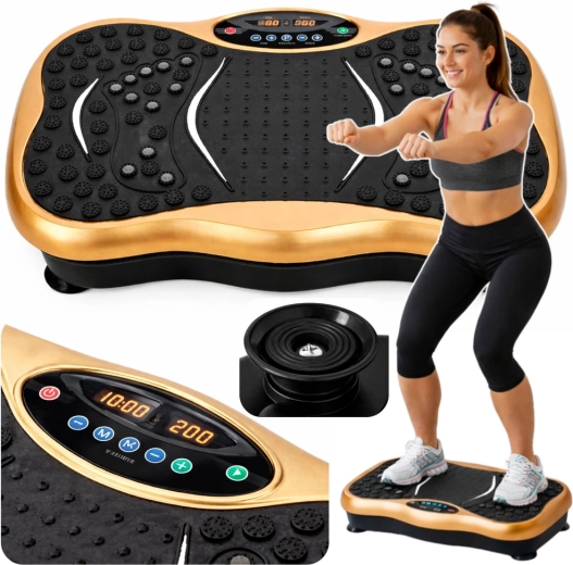 Vibrációs fitnesz platform Bluetooth hangszórókkal