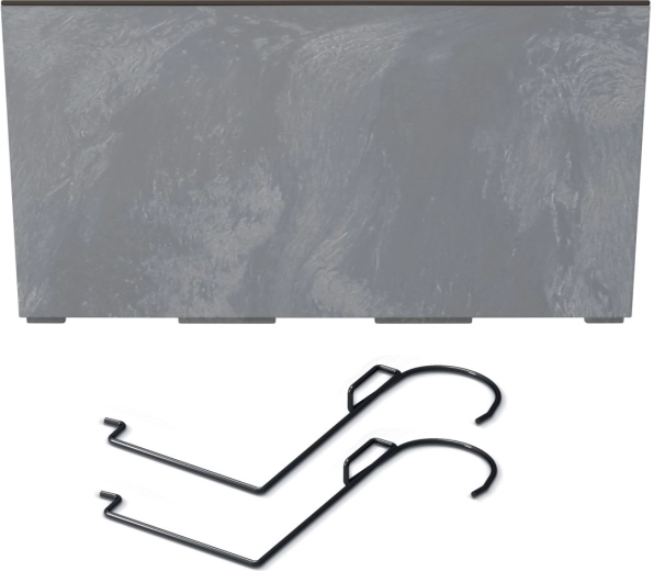 URBI CASE balkonláda betonhatással, 58 cm, marengo