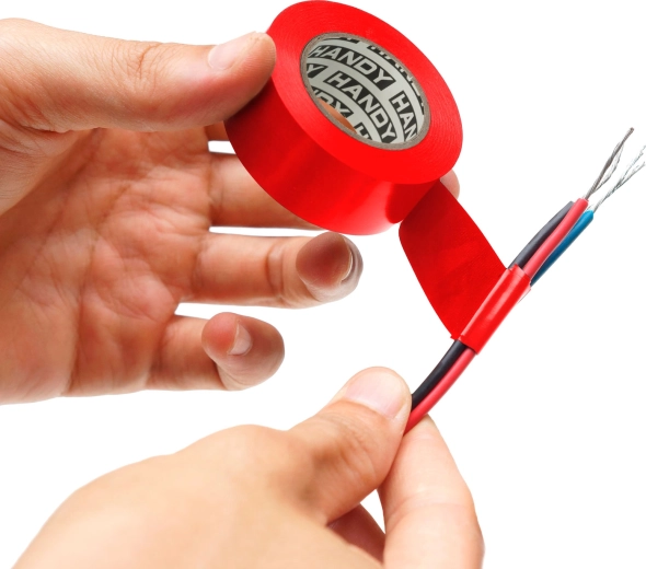 Piros elektromos szigetelőszalag 15 mm × 10 m