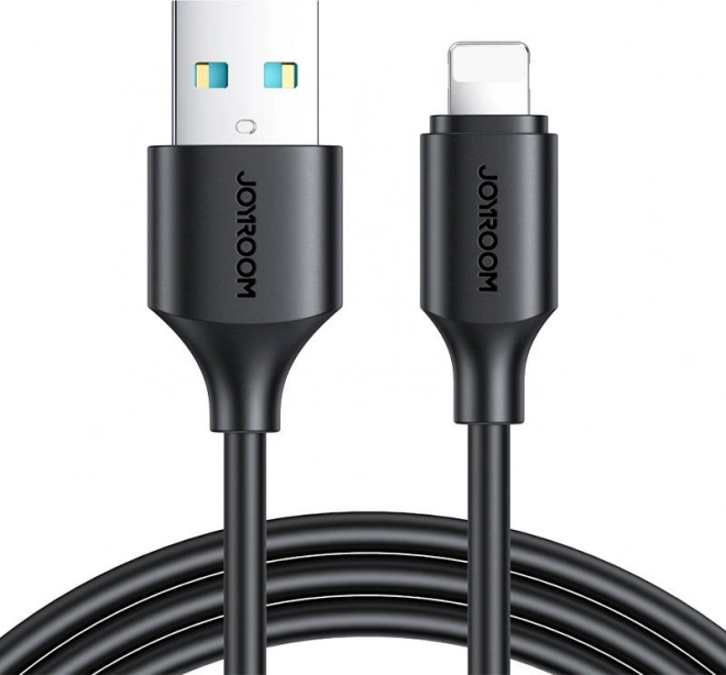 Joyroom USB-A – Lightning kábel 0,25 m 2,4 A fekete