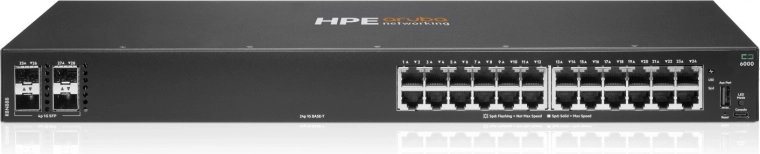 Aruba Networking CX 6000 – 24 portos gigabites switch 4 db 1G SFP uplinkkel