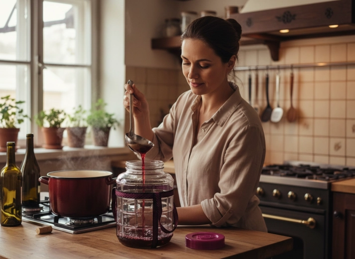 Széles nyak a könnyű töltéshez és tisztításhoz