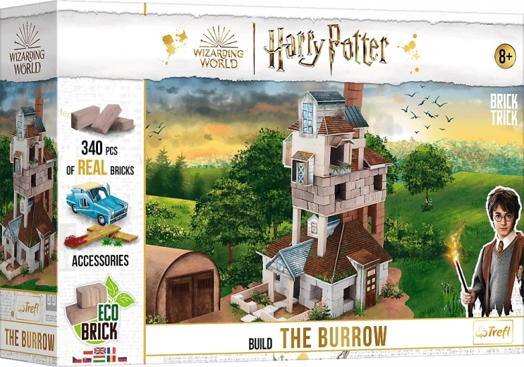 Brick Trick Harry Potter építőkészlet – Weasleyék Odúja valódi téglákból