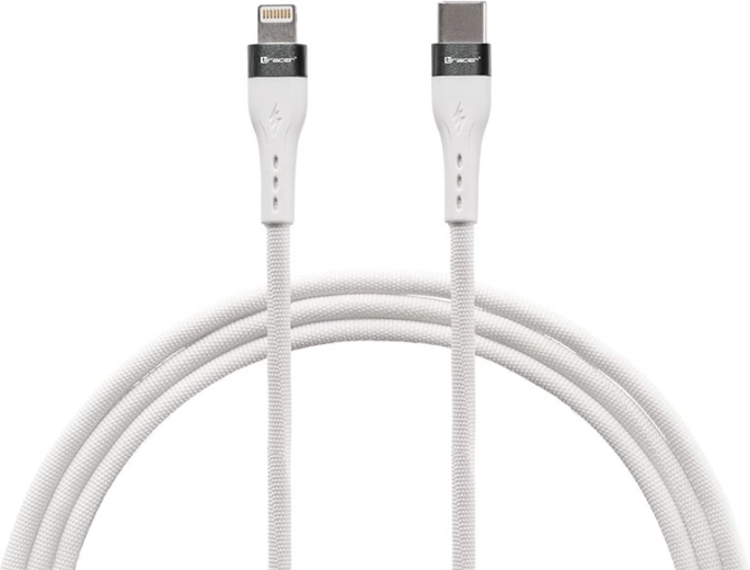 USB‑C – Lightning töltő- és adatkábel, 1 m, fehér