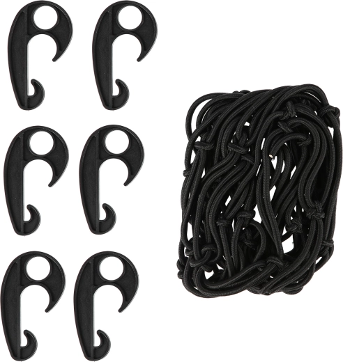 Gyors rögzítés 6 kampóval