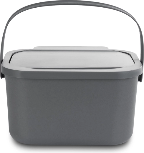Szürke biohulladék-gyűjtő kosár 4,5 l