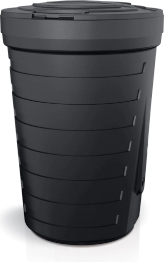 Raincan 210 l esővízgyűjtő hordó, fekete