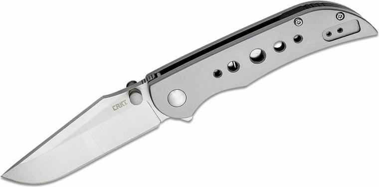 CRKT Oxcart Silver zsebkés 7,8 cm, teljes rozsdamentes