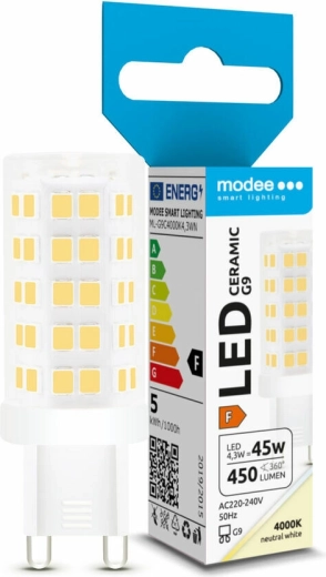 LED G9 izzó 4,3 W semleges fehér Modee Lighting