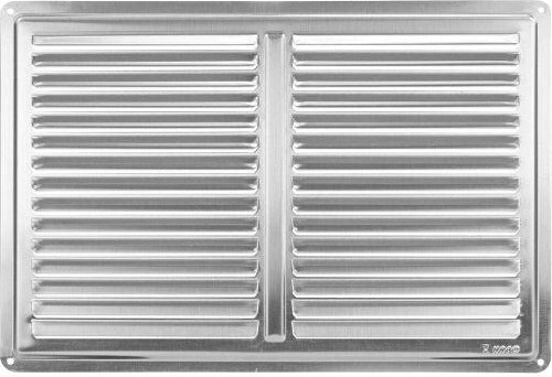 Szellőzőrács 300 × 200 mm rozsdamentes acélból