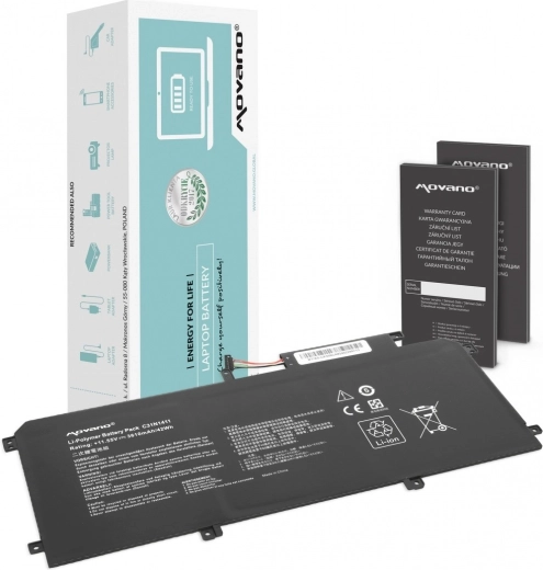 Movano C31N1411 akkumulátor Asus Zenbook UX305, U305F, U305FA, UX305CA és UX305FA készülékekhez