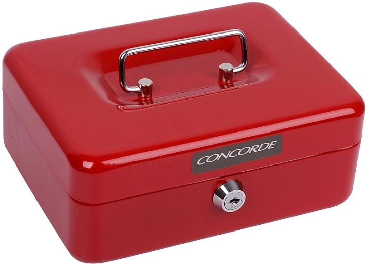 Concorde 22 fém pénzkazetta, piros