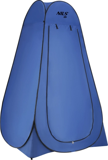 Önmagát felállító öltöző- és zuhanyzó sátor NILS Camp, kék