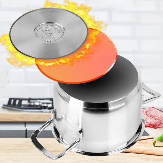 Egyenletes melegítés a többrétegű talpnak köszönhetően