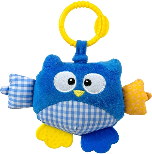 Plüss felakasztható játék, Sovička Cutie owl, kék