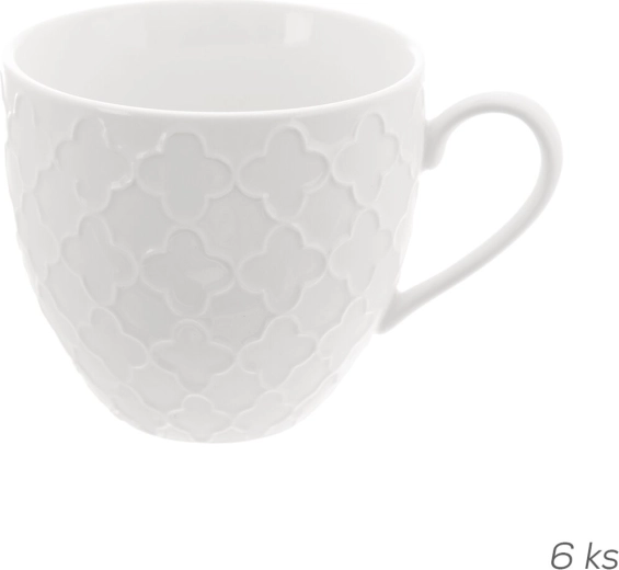 Whiteline porcelán bögrék 0,25 l (6 db)