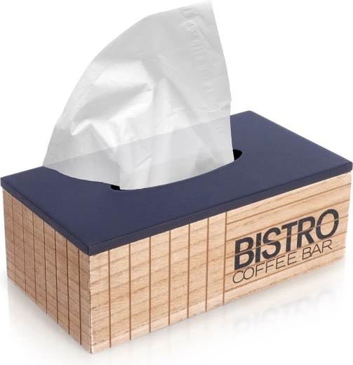 Bistro papír zsebkendőtartó doboz