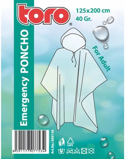 Toro felnőtt esőponcsó