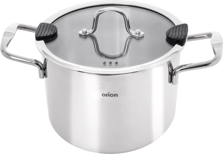 Tartós 304-es rozsdamentes acél és üvegfedő