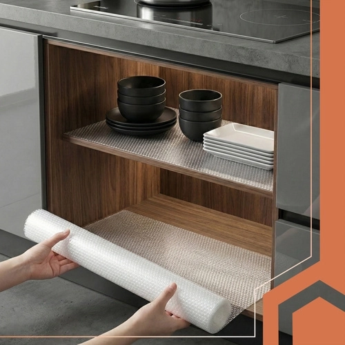 A polcok és szekrények védelme nedvesség és karcolódás ellen