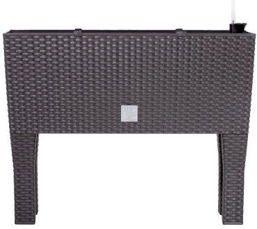 Rato Case High virágláda sötétbarna 60 × 25 × 46 cm önöntöző rendszerrel