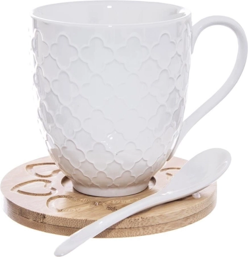 Stílusos dombornyomott dekor és kényelmes fogás