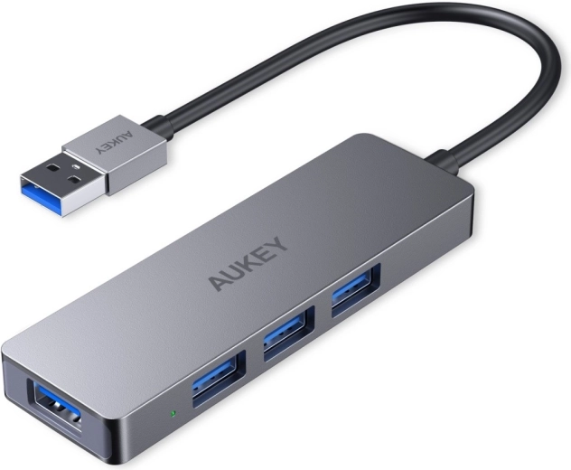 AUKEY ultrasovány alumínium USB hub 4× USB 3.0 (5 Gb/s)