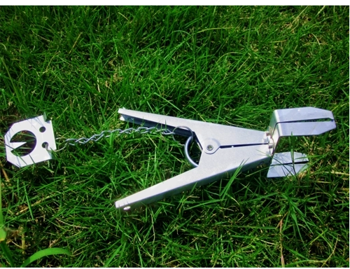 Rozsdamentes acél vakondcsapda 19 × 9,7 cm