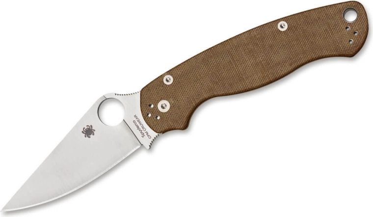Spyderco Para Military 2 zsebkés barna micartával 8,8 cm