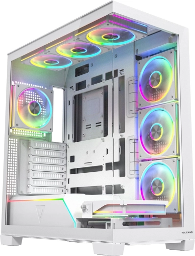 Nyolc ARGB ventilátor a csúcs hűtésért