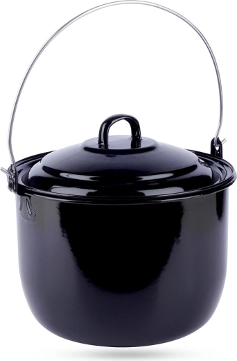 Zománcozott függő magyar bogrács fedővel, Ambiance, 7,7 l