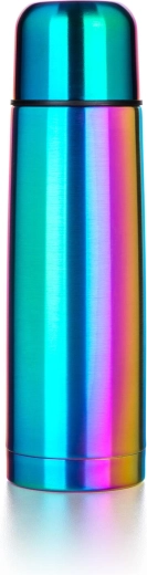 AVANZA rozsdamentes acél termosz 0,5 l, szivárványos matt