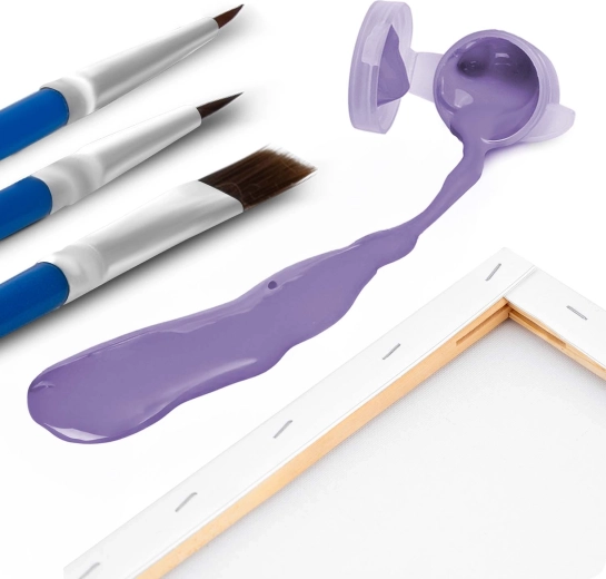 Minden a csomagban: 30 festék és 3 ecset a részletekhez és a felületekhez