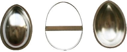 3D mézeskalács tojás formák 100 mm – készlet