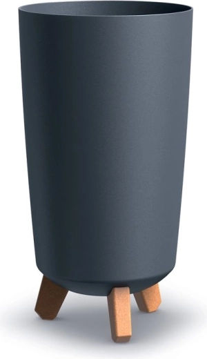 Gracia Tubus Slim virágcserép 19,5 cm, antracit
